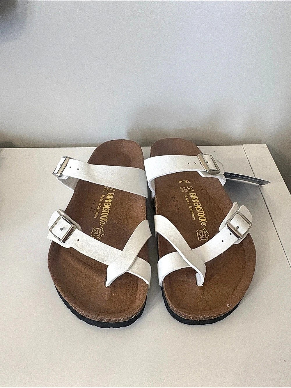 Birkenstock Mayari White & Brown Sandals EU 37